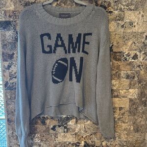 Wooden Ships Gray Knit Sweater